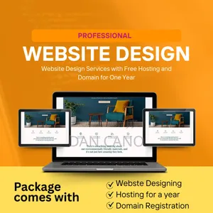 Website Design With Free Hosting and Domain for One Year