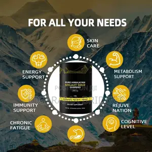 Pure Himalayan Shilajit Gold Gummies With Ashwaghanda