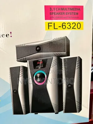 Fol 3.1ch Sub-Woofer Works on Ac Dc Power Fl-6320