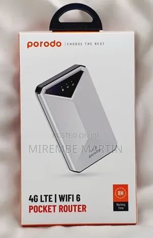 Porodo 4g Lte Wifi 6 Pocket Router