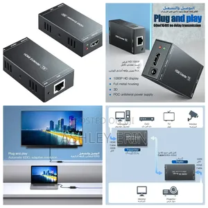 Hdmi Extender Up to 60m Over Cat5e/Cat6/Cat7 Ethernet Cables
