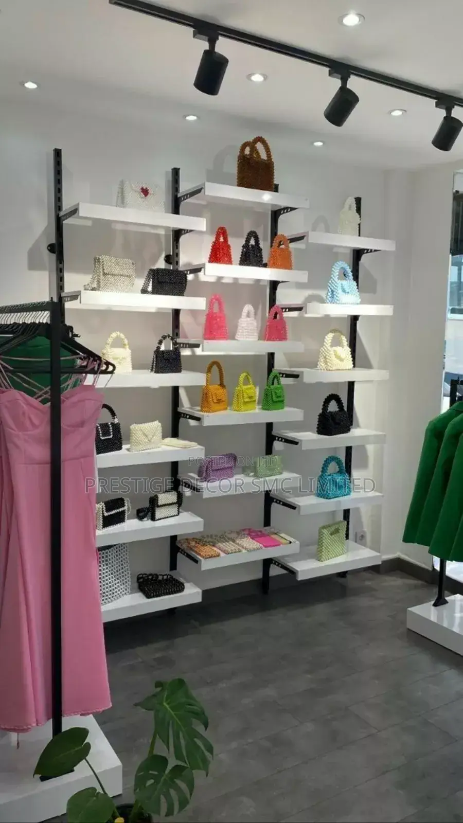 Finest Bag Boutique Shelves. Hh
