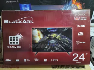 Black Ark 24" Digital Flameless Tv