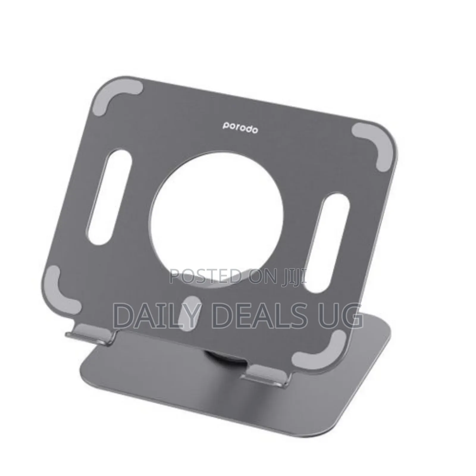 Porodo Aluminum Alloy Holder Angle Tablet Stand - Gray