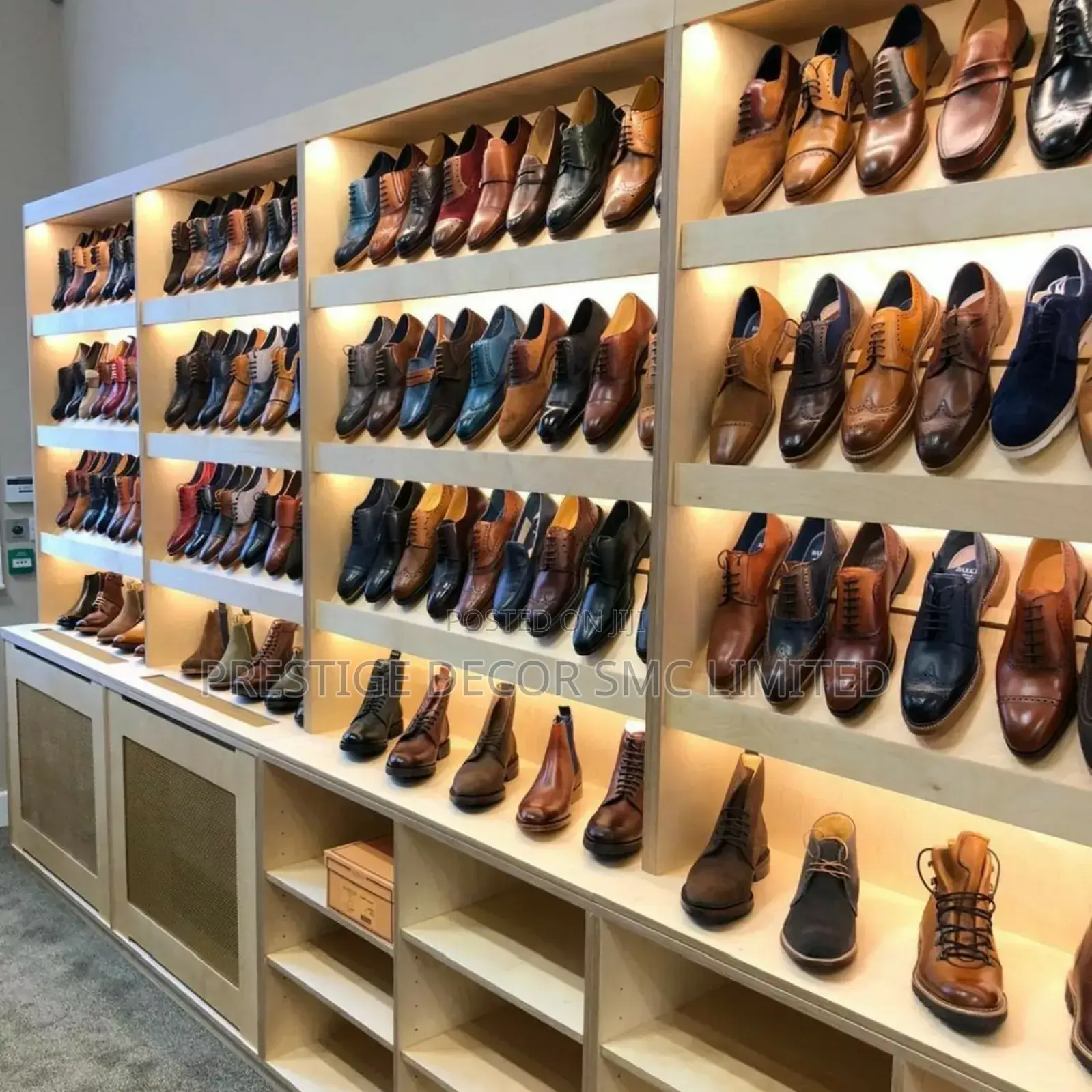 Majestic Gentle Shoe Shelves Boutique