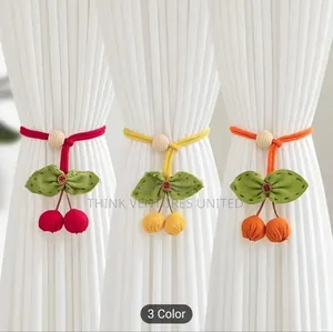 2pcs Cherry Curtain Tie Backs