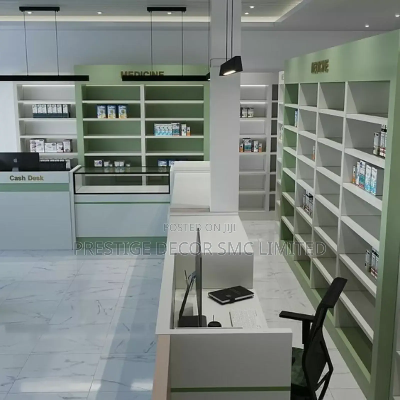 Iconic Pharmacy Shelves