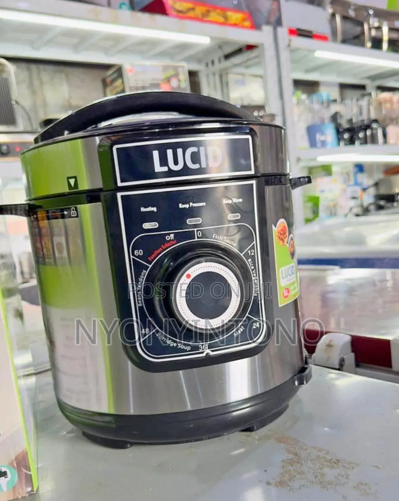 Licid 6l Automatic Digital Pressure Cooker