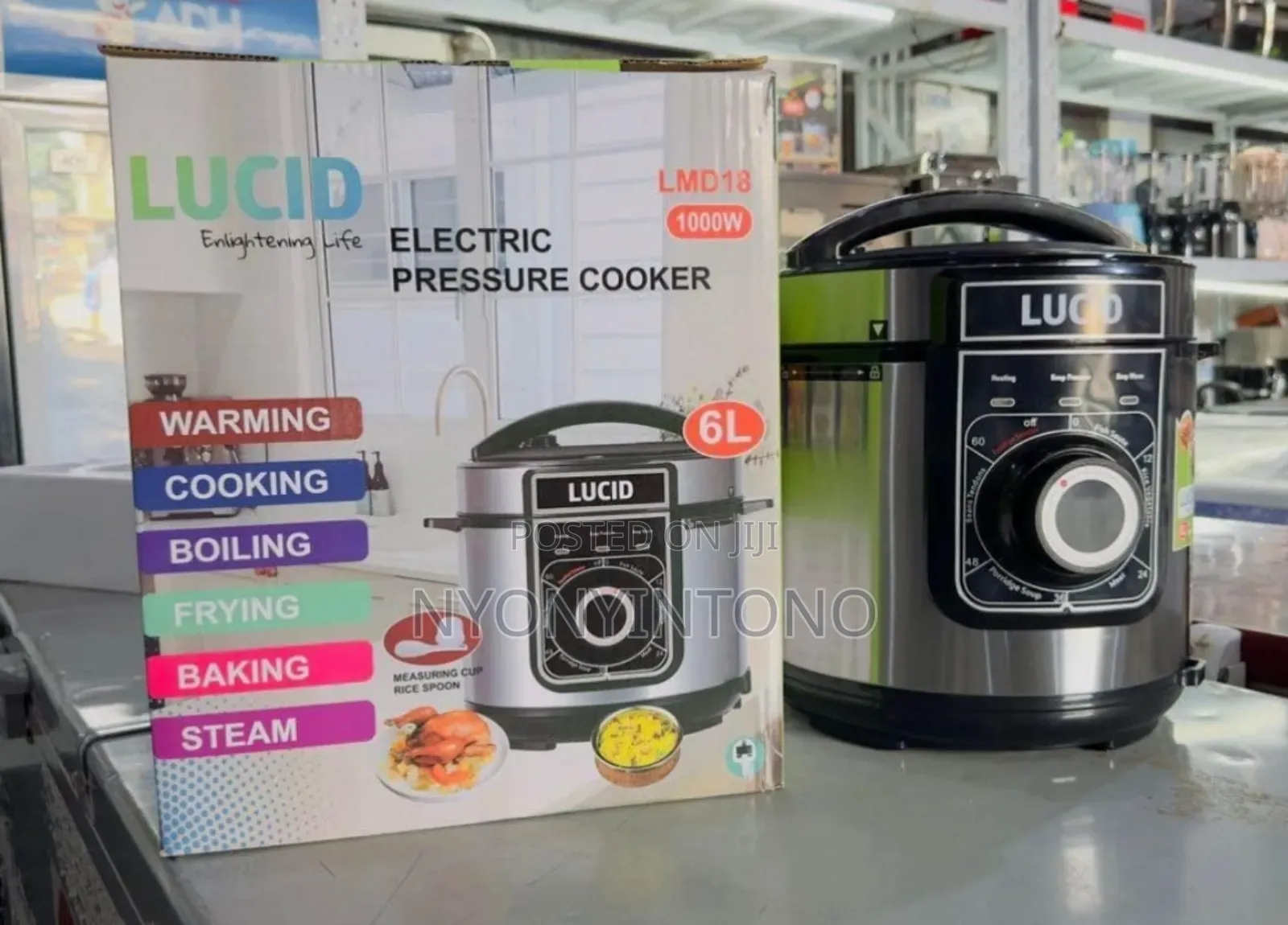 Licid 6l Automatic Digital Pressure Cooker