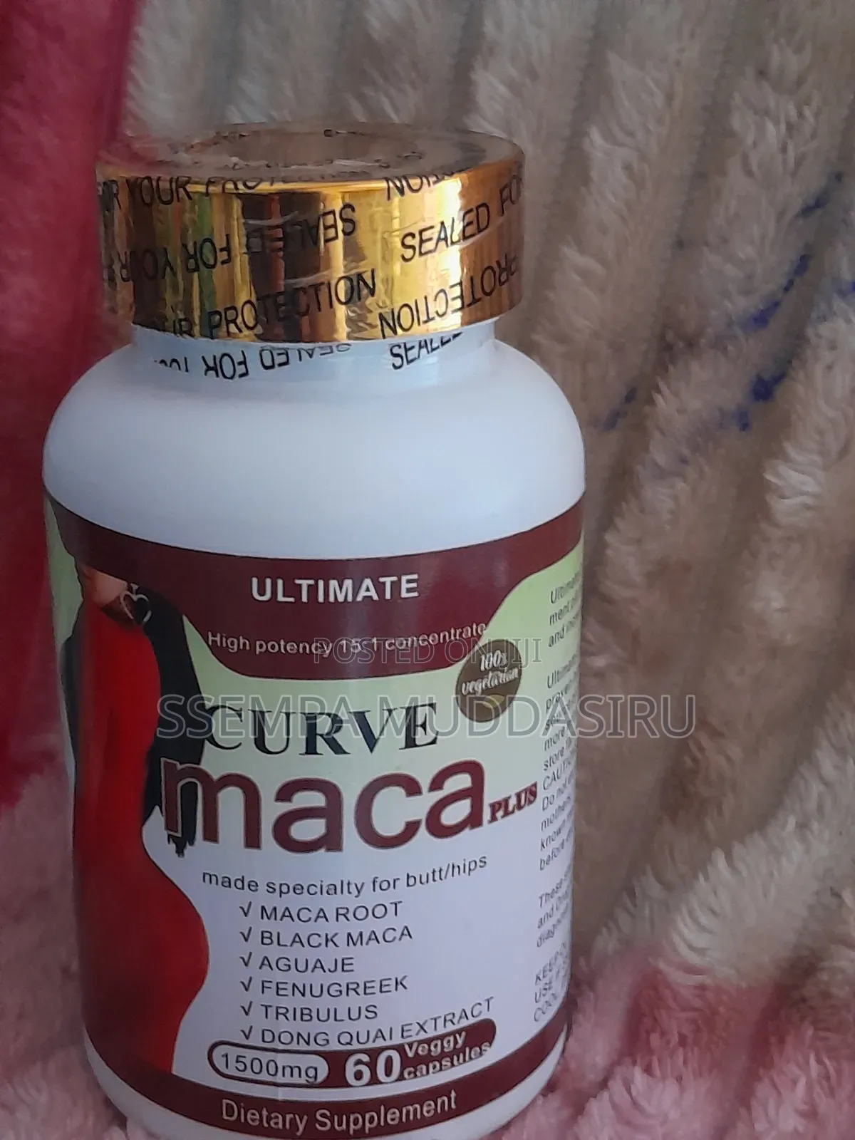Curve Maca Plus,Dietry Supplements 60 Veggy Capsules