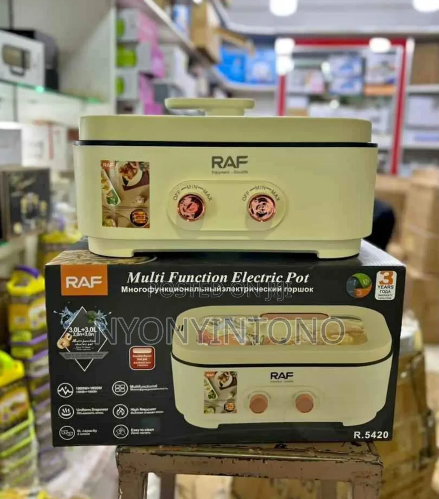 Raf Multi-Functional Double Pan Electric Hot Pot