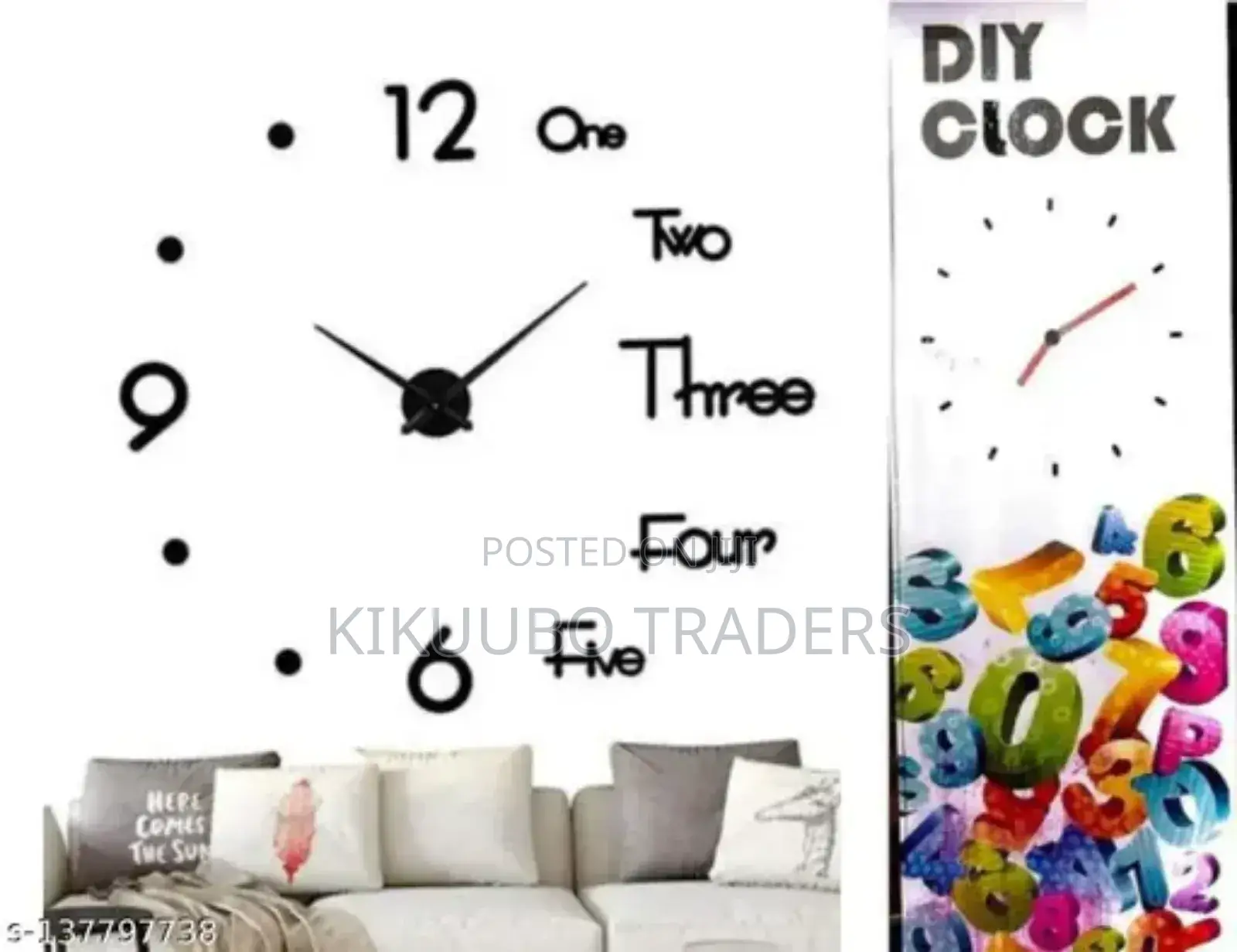 Modern Diy Wall Clock