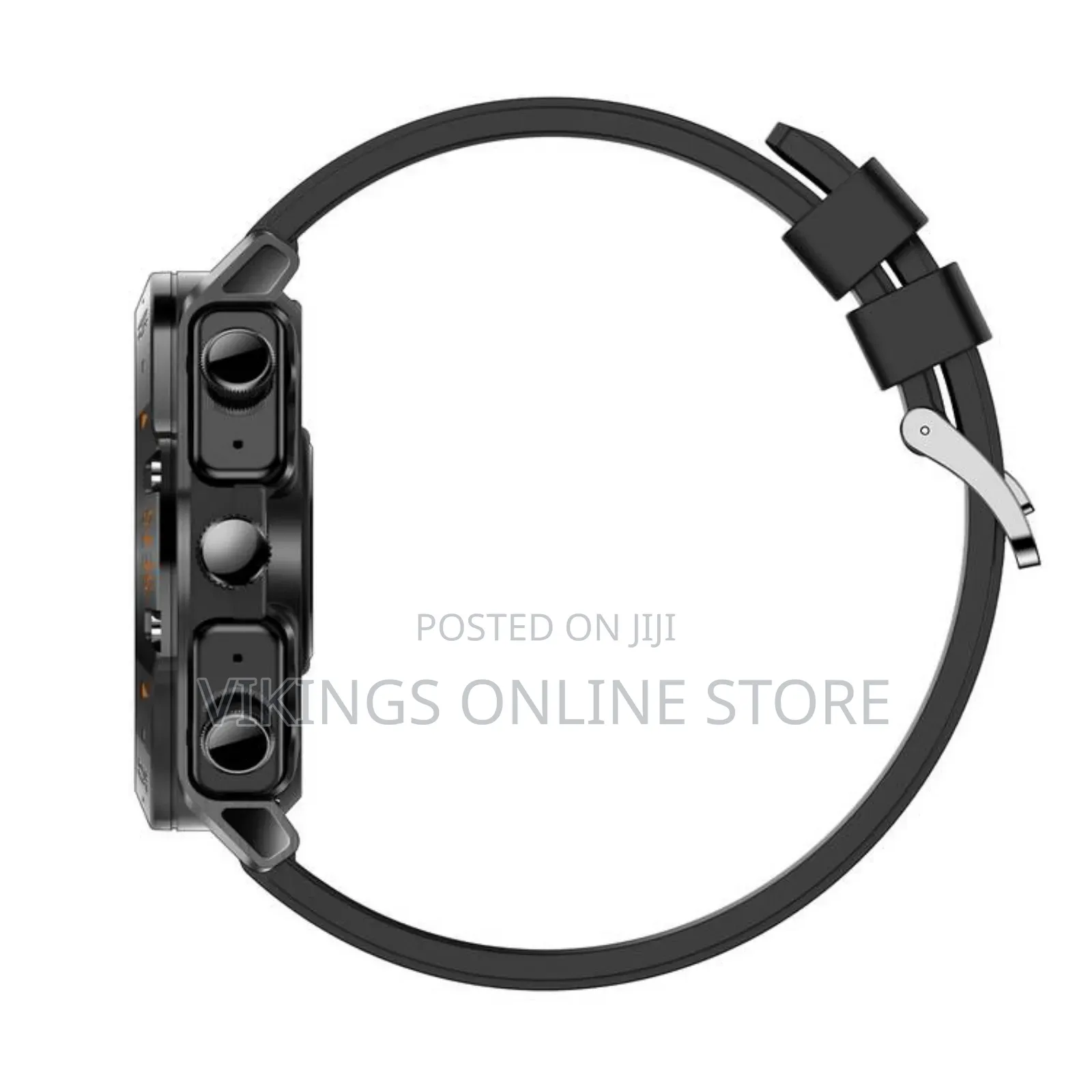 Porodo Hype Smart Watch With Wireless Earbuds and Black