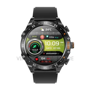 Porodo Hype Smart Watch With Wireless Earbuds and Black
