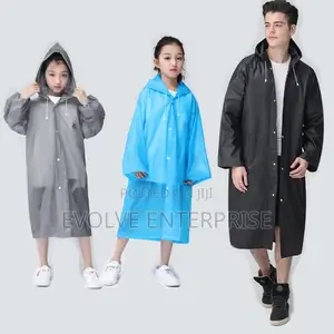 Children Rain Poncho Non-Disposable Travel Rain Gear Coat
