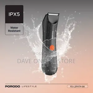Porodo Lifestyle Sensitive Parts Hair Trimmer, - Black