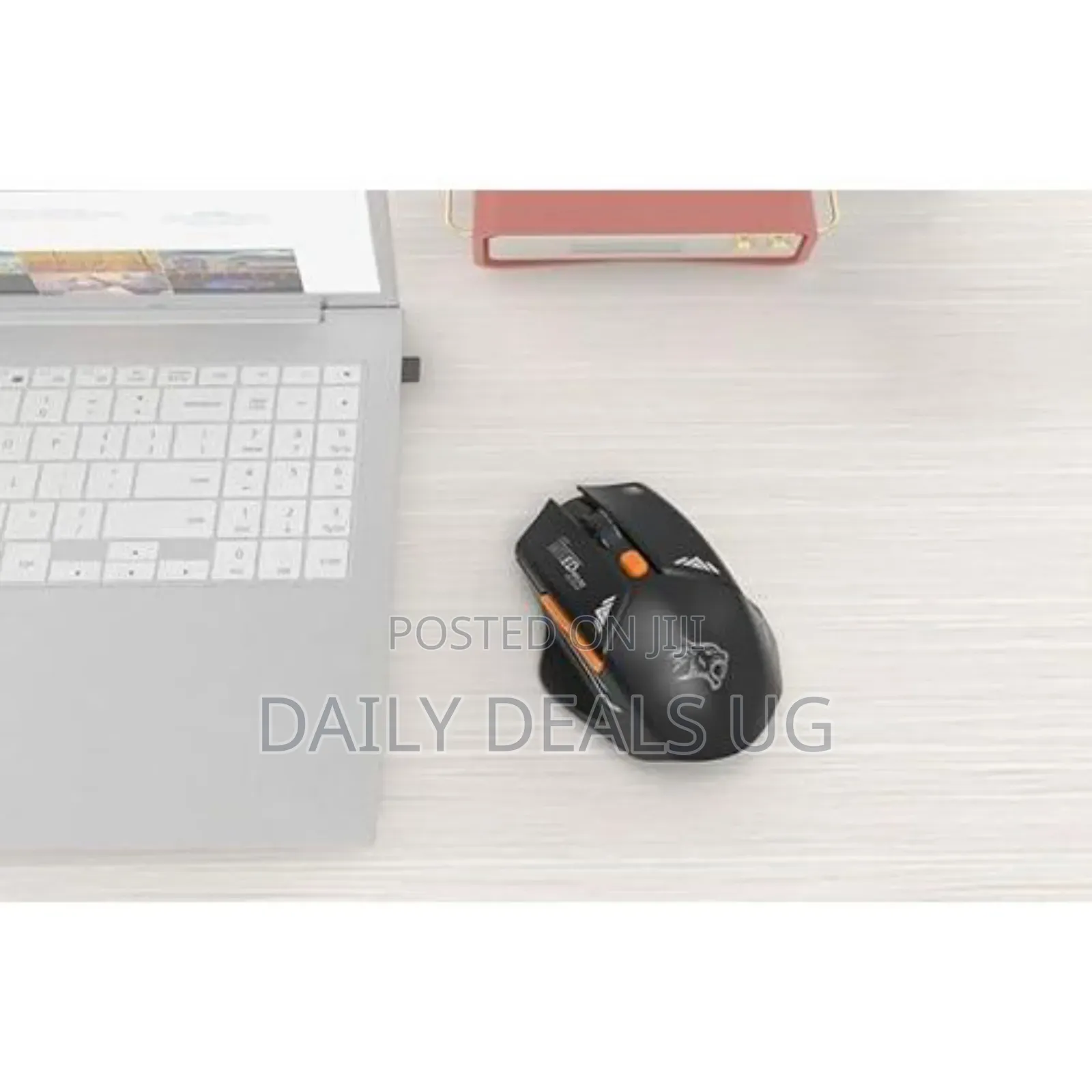 Porodo Gaming Wireless Mouse, Nano Usb,Dpi Level (Black)