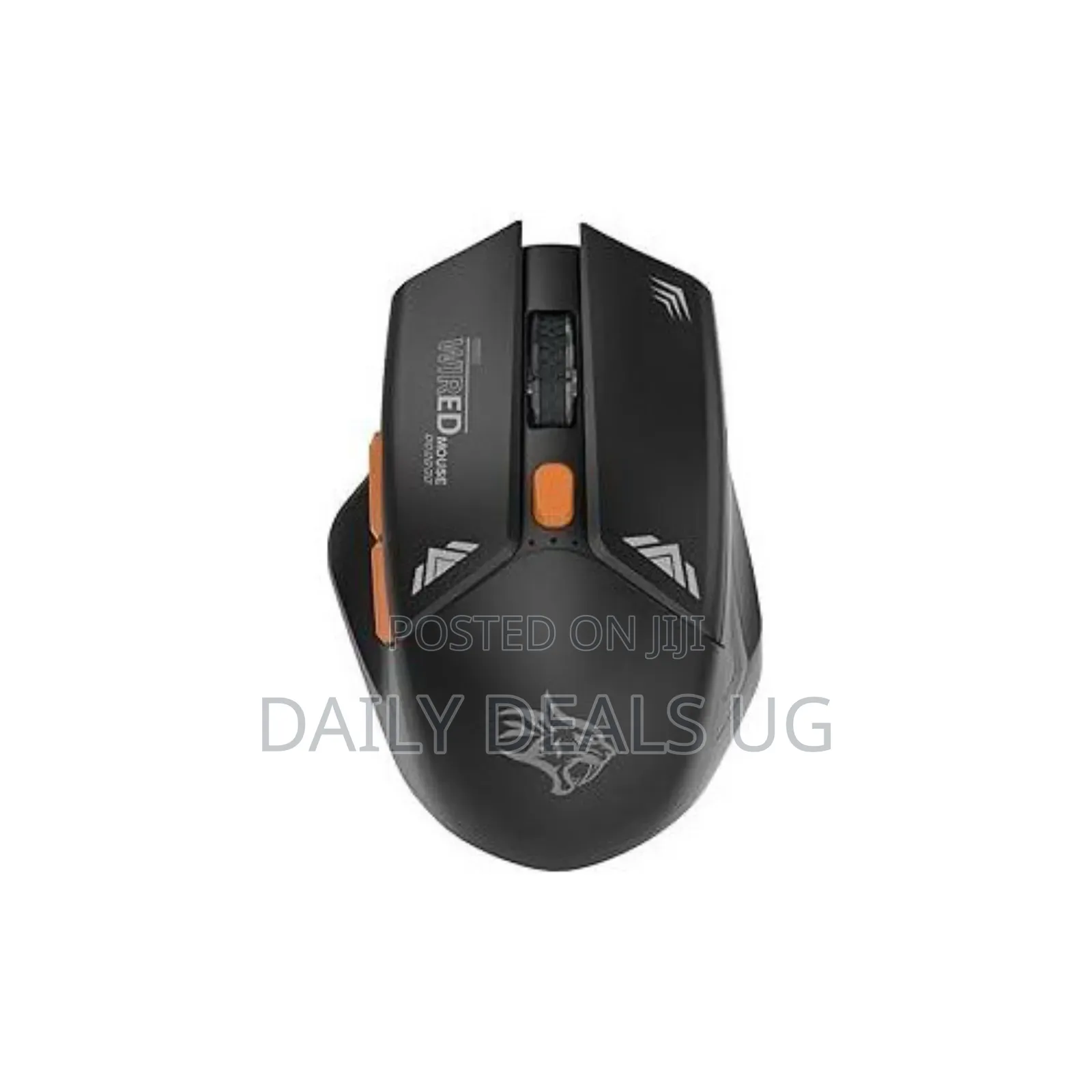 Porodo Gaming Wireless Mouse, Nano Usb,Dpi Level (Black)