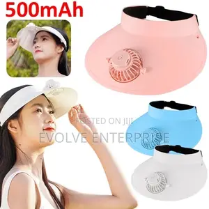 Usb Charging Summer Fan Cap