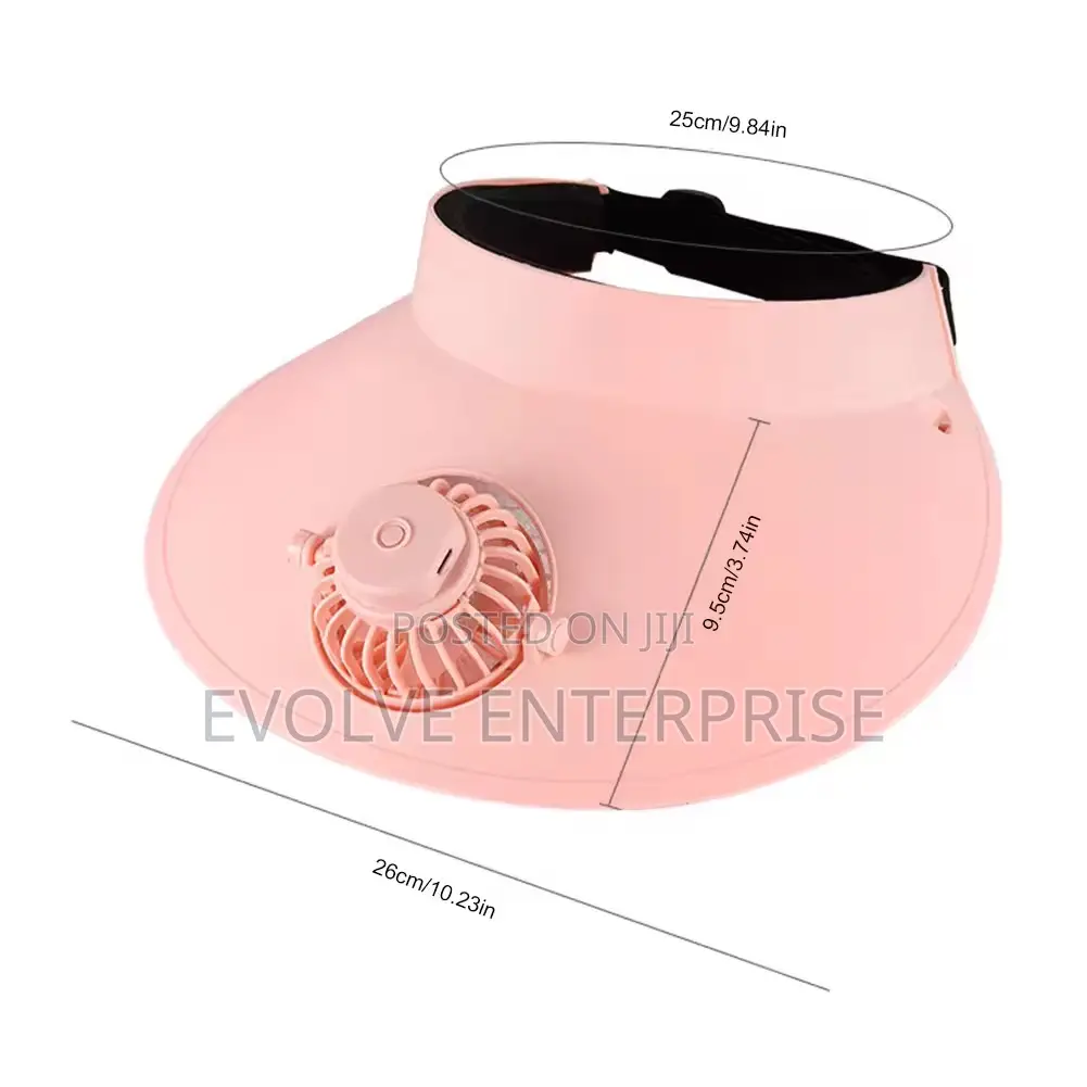 Usb Charging Summer Fan Cap