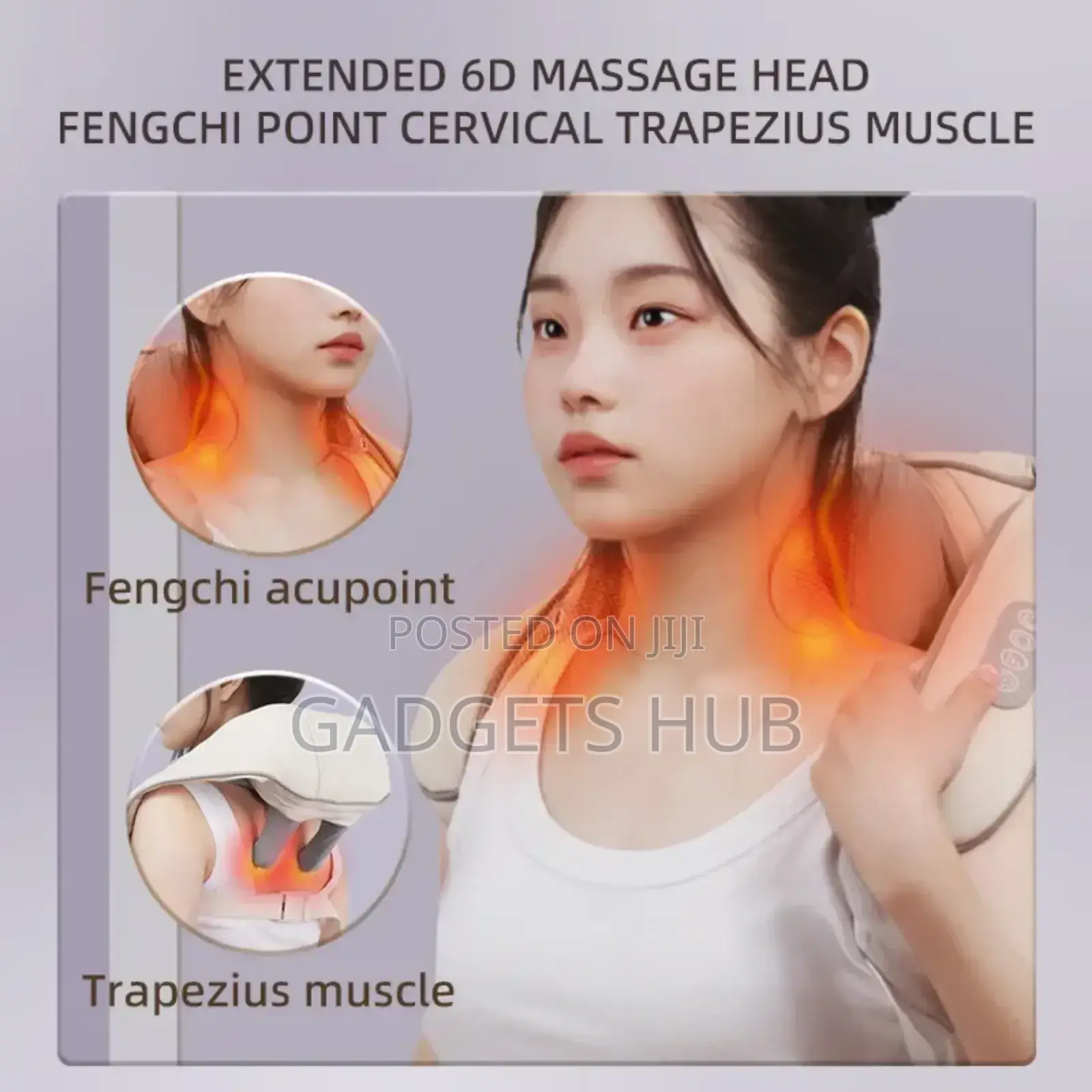 Compress Neck and Shoulder Kneading Massager