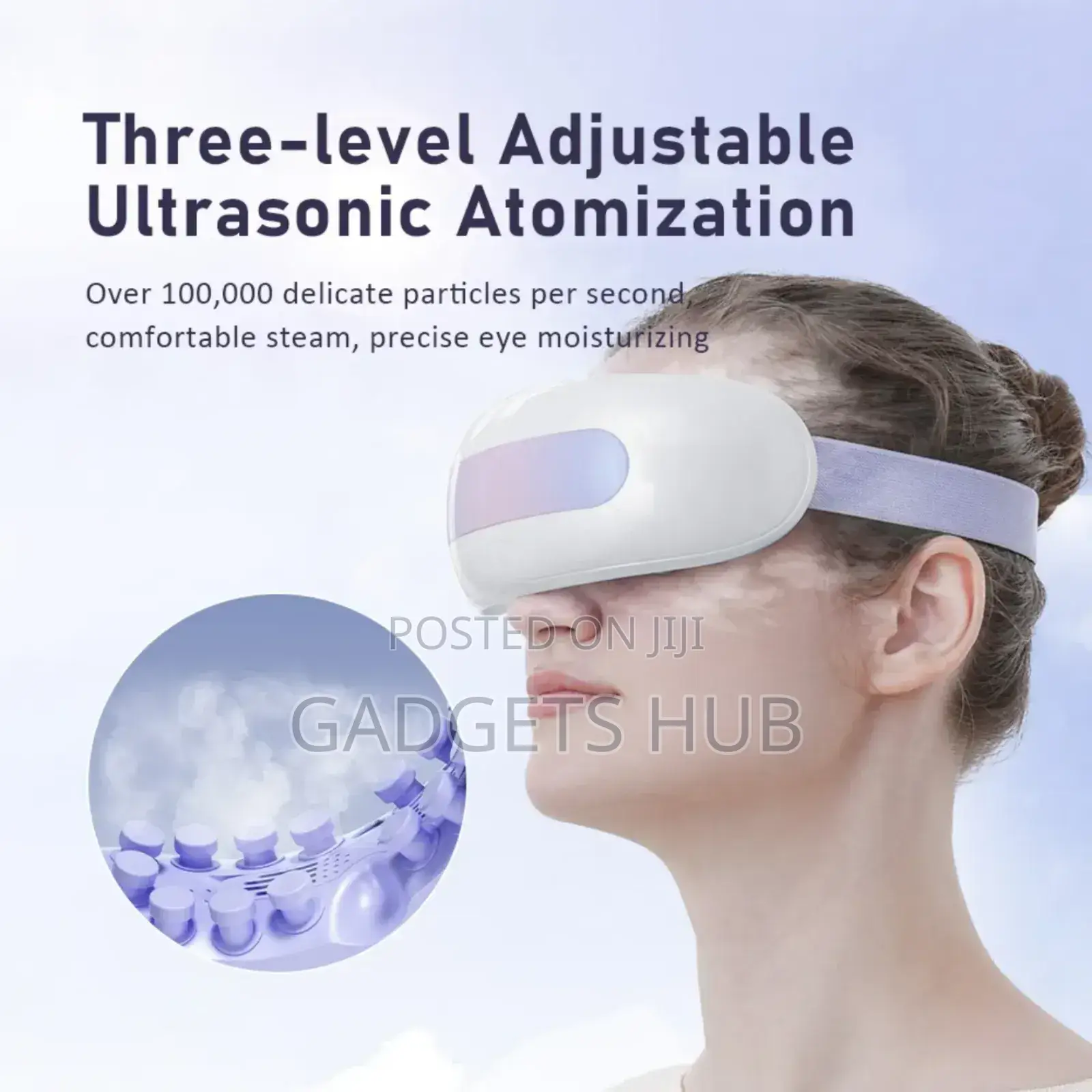 3d Vibration Eye Massager With Shiatsu Atomization Timing