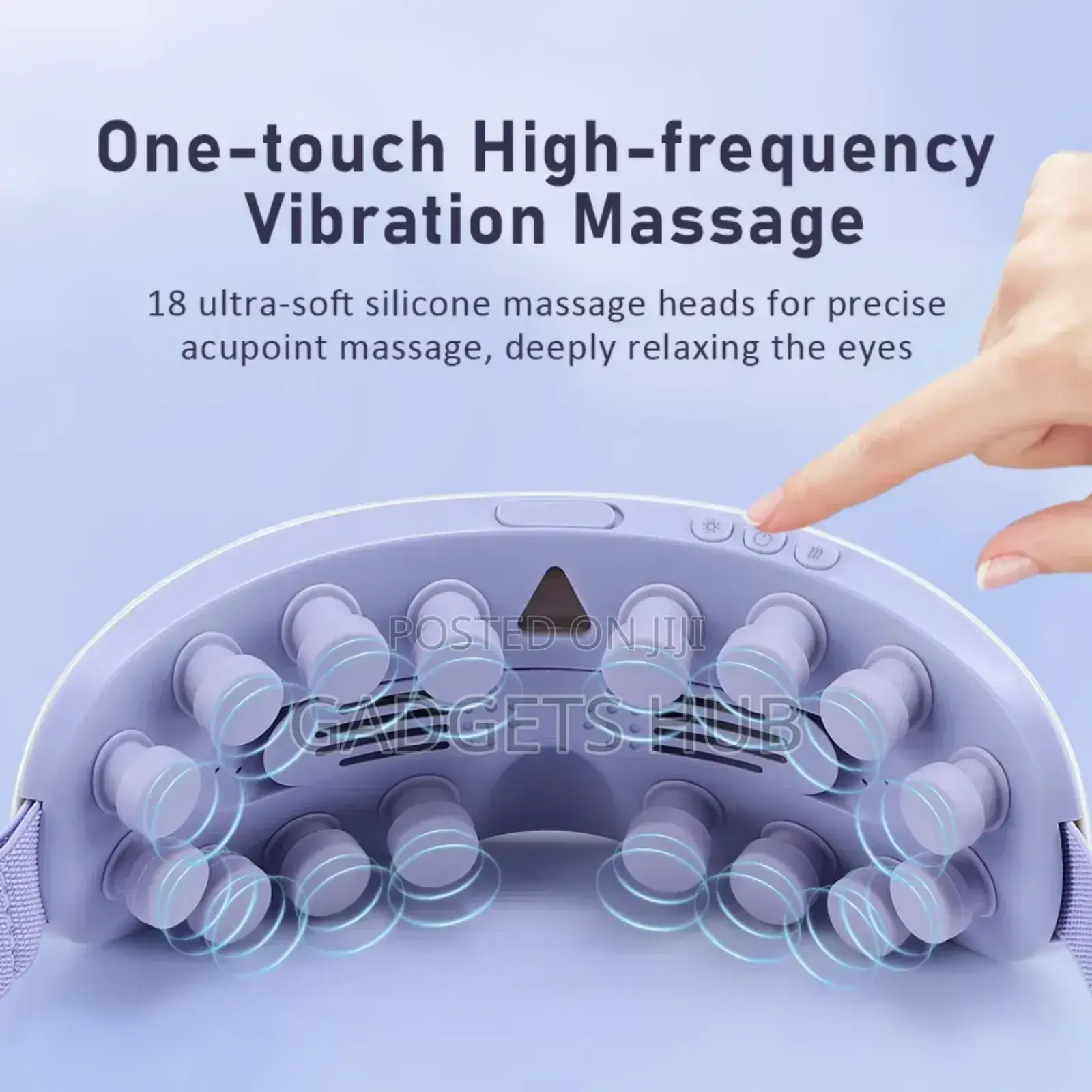 3d Vibration Eye Massager With Shiatsu Atomization Timing