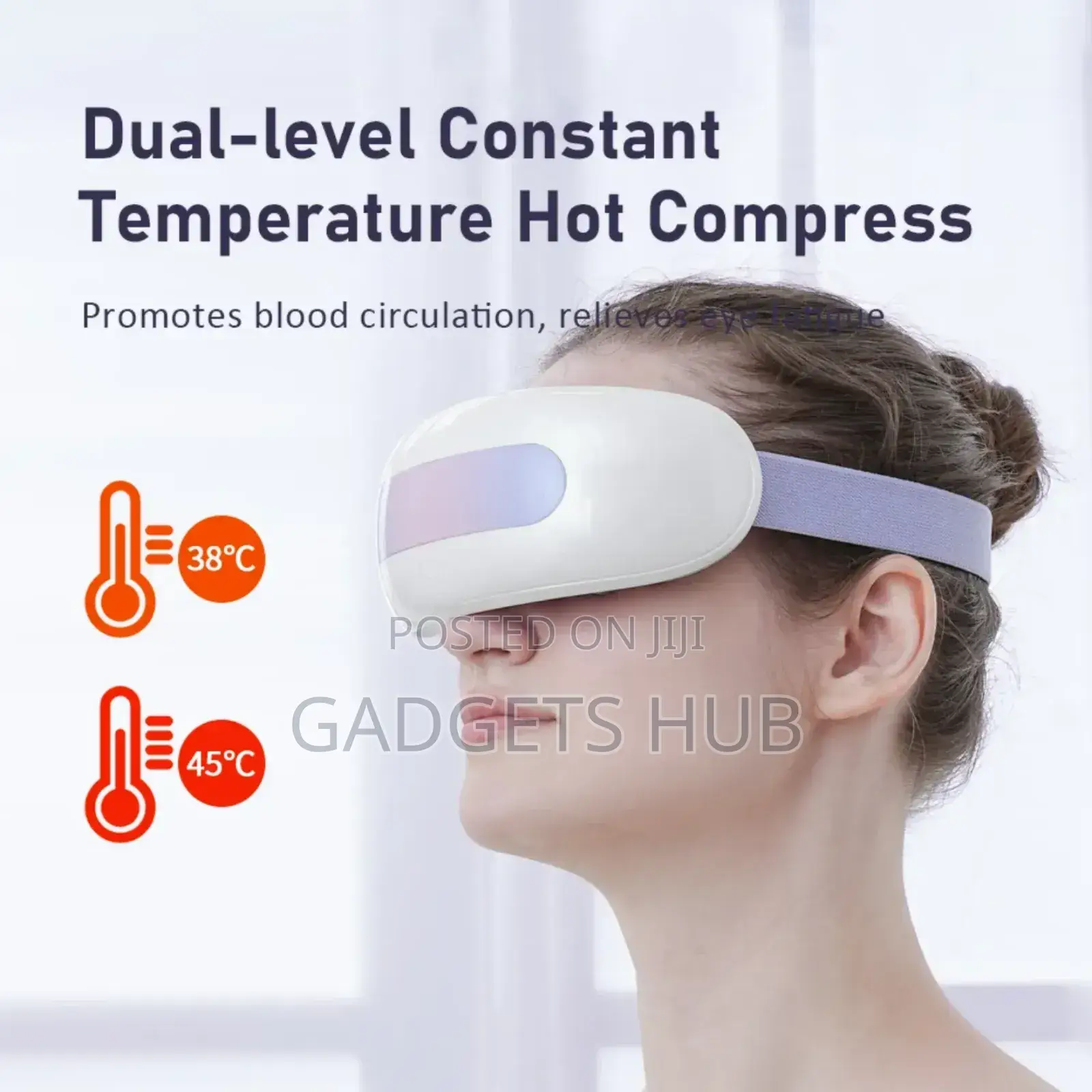 3d Vibration Eye Massager With Shiatsu Atomization Timing