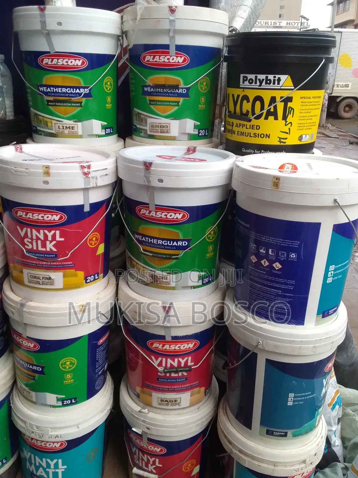 Global Plascon Color Paint.