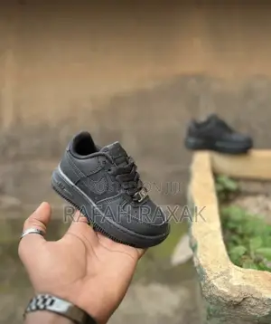 Classic Kid’S Triple Black Nike Air Force 1 Low Kid’S Shoes