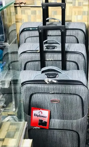 3-Piece Durable 2-Wheel Suitcase Set - Multiple Colors