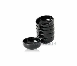 Ceramic Black Deep Soul Bowls 6 Set