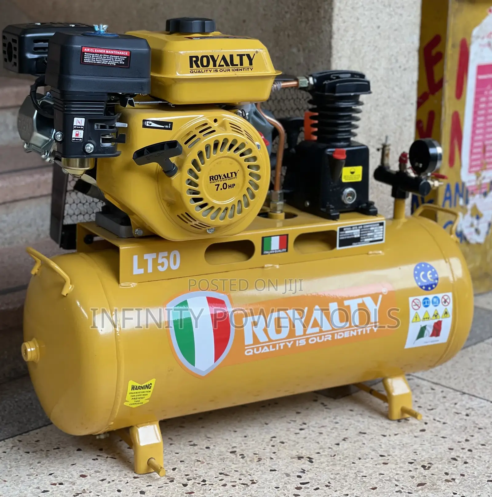 Single Piston(Gasoline) 50l Compressor