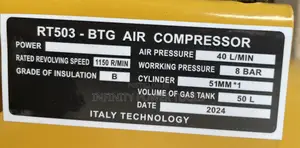 Single Piston(Gasoline) 50l Compressor