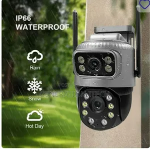 4g Dual Lens Smart Camera-8mp Waterproof, Night Vision V380