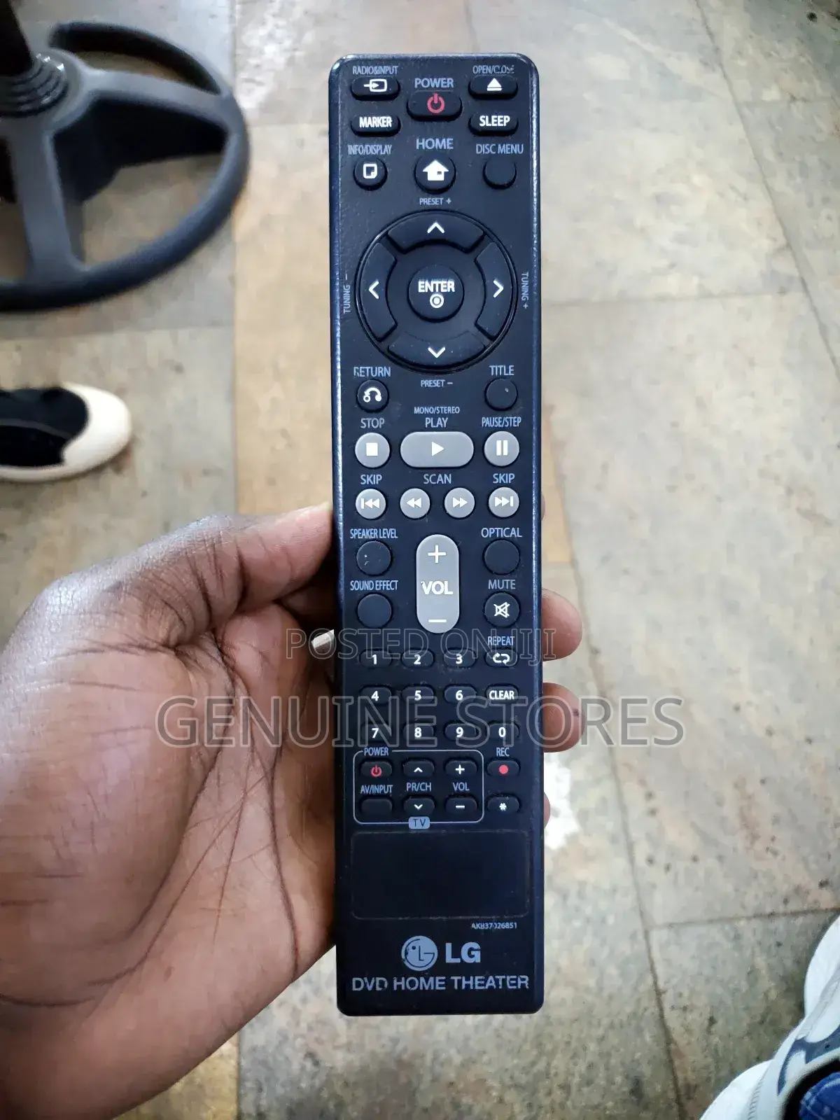 Lg DVD Home Theatre Remote Control.