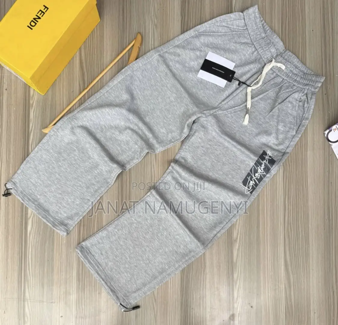 Grey Sweater Pants Available in Different Brands