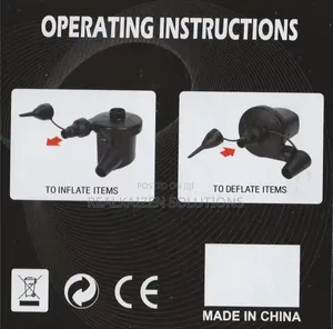 Stermay Two-Way Portable Ac Powered Electric Air Pump