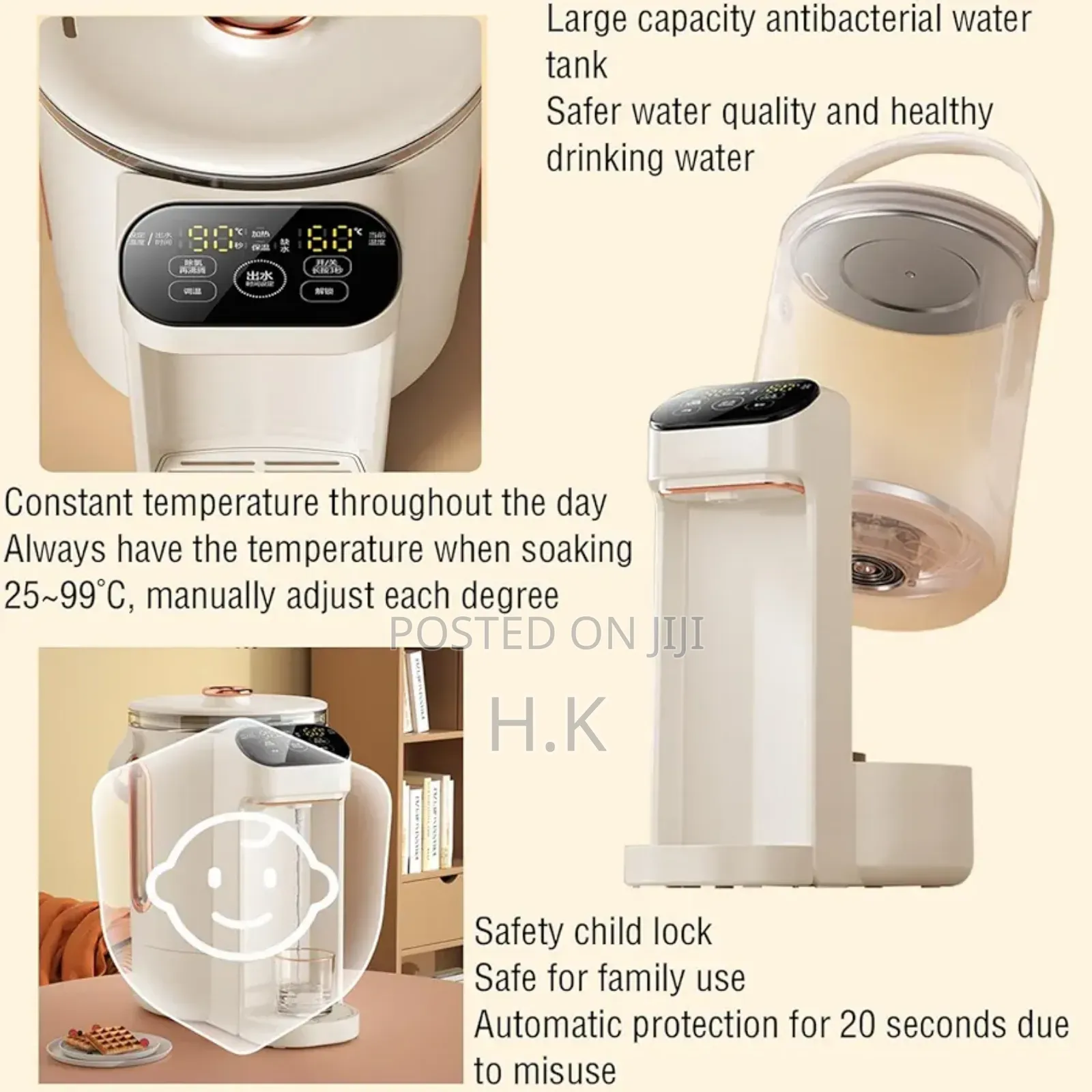 Raf Electric Kettle, Model R.7561, With a 3.0l Capacity.