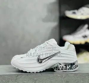 Original White/Silver Nike Air Max Plus Luxury Sneakers