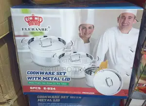 Cookware Set With Metal Lid