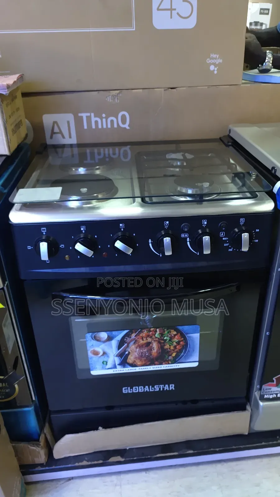 Globalstar 60x60cm 2+2 Free Standing Gas Cooking Range Oven