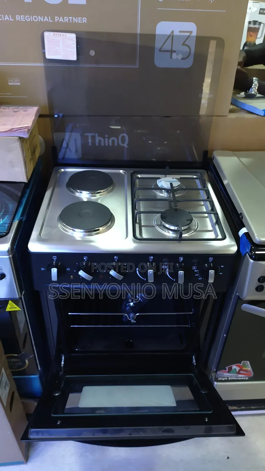 Globalstar 60x60cm 2+2 Free Standing Gas Cooking Range Oven