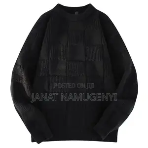 Plain Colored Black Sweater
