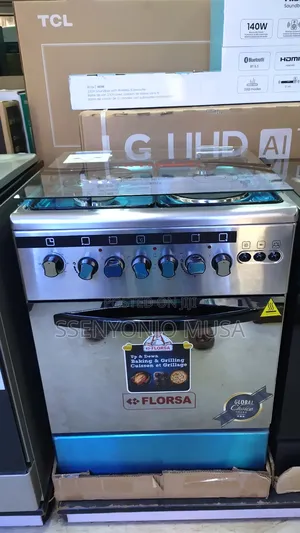 Florsa 2+2 60x60cm Freestanding Cooker - Gas Electric Oven