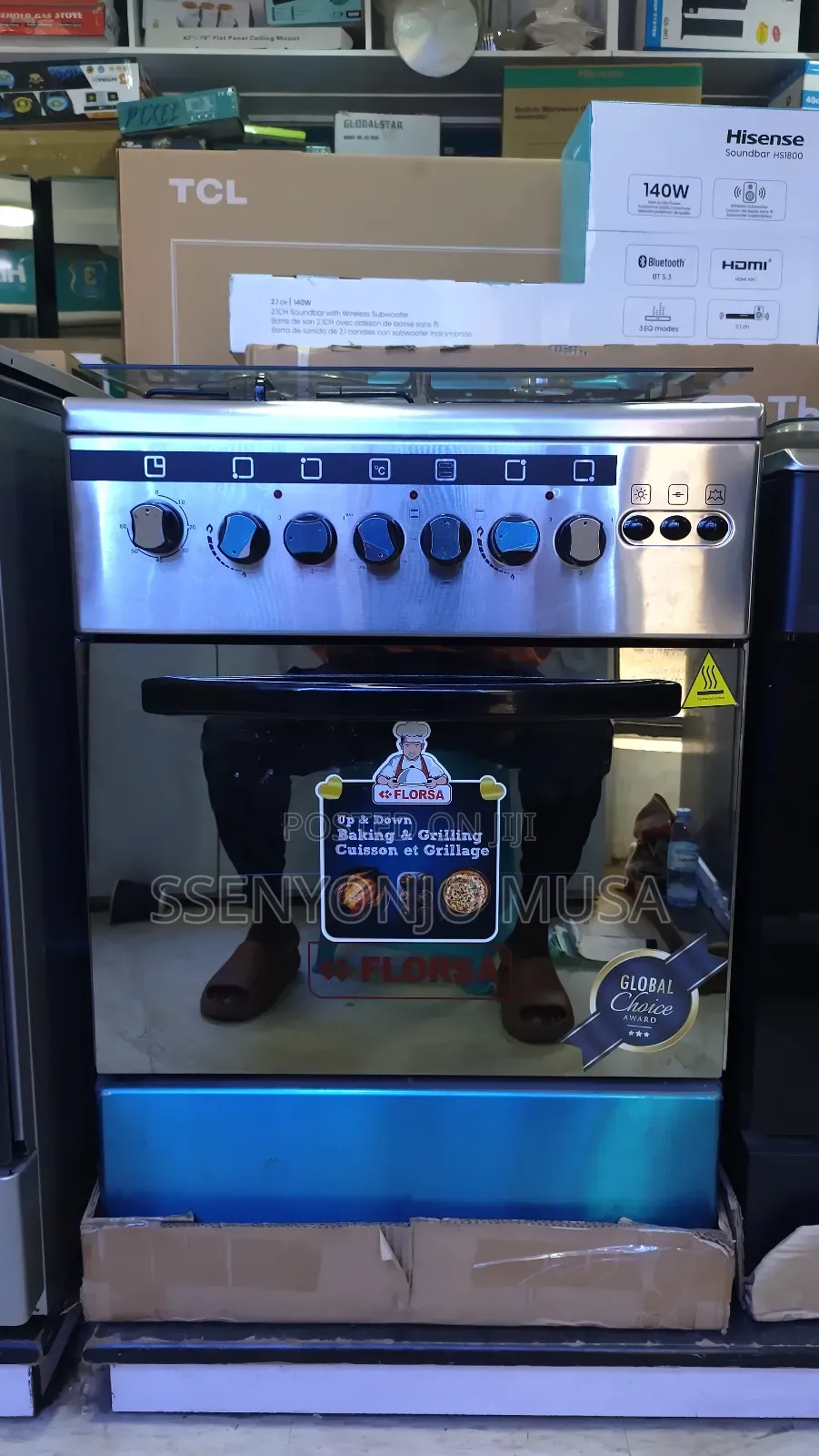 Florsa 2+2 60x60cm Freestanding Cooker - Gas Electric Oven