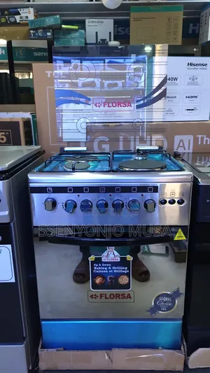 Florsa 2+2 60x60cm Freestanding Cooker - Gas Electric Oven