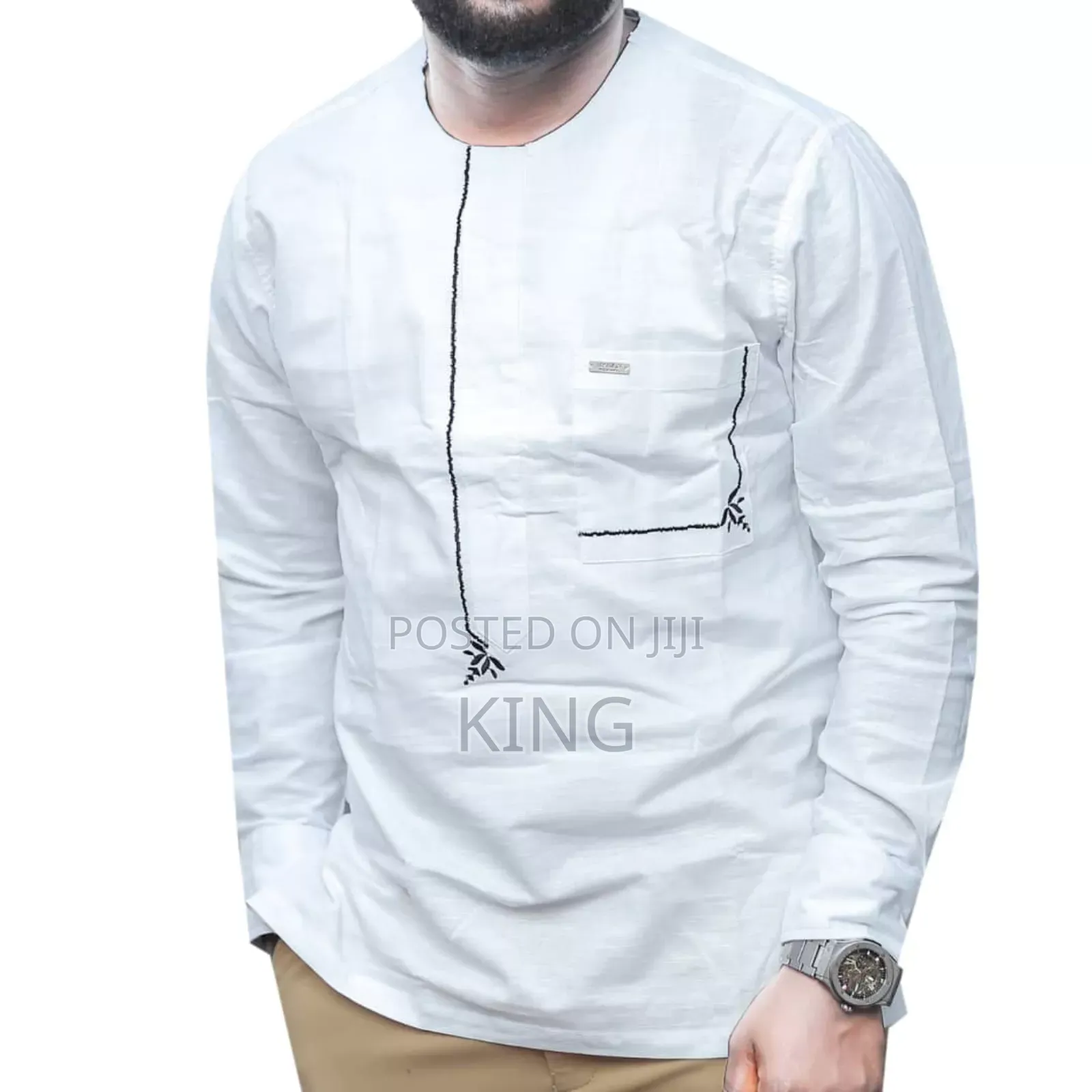 Normous Kitengi African Linen Shirt