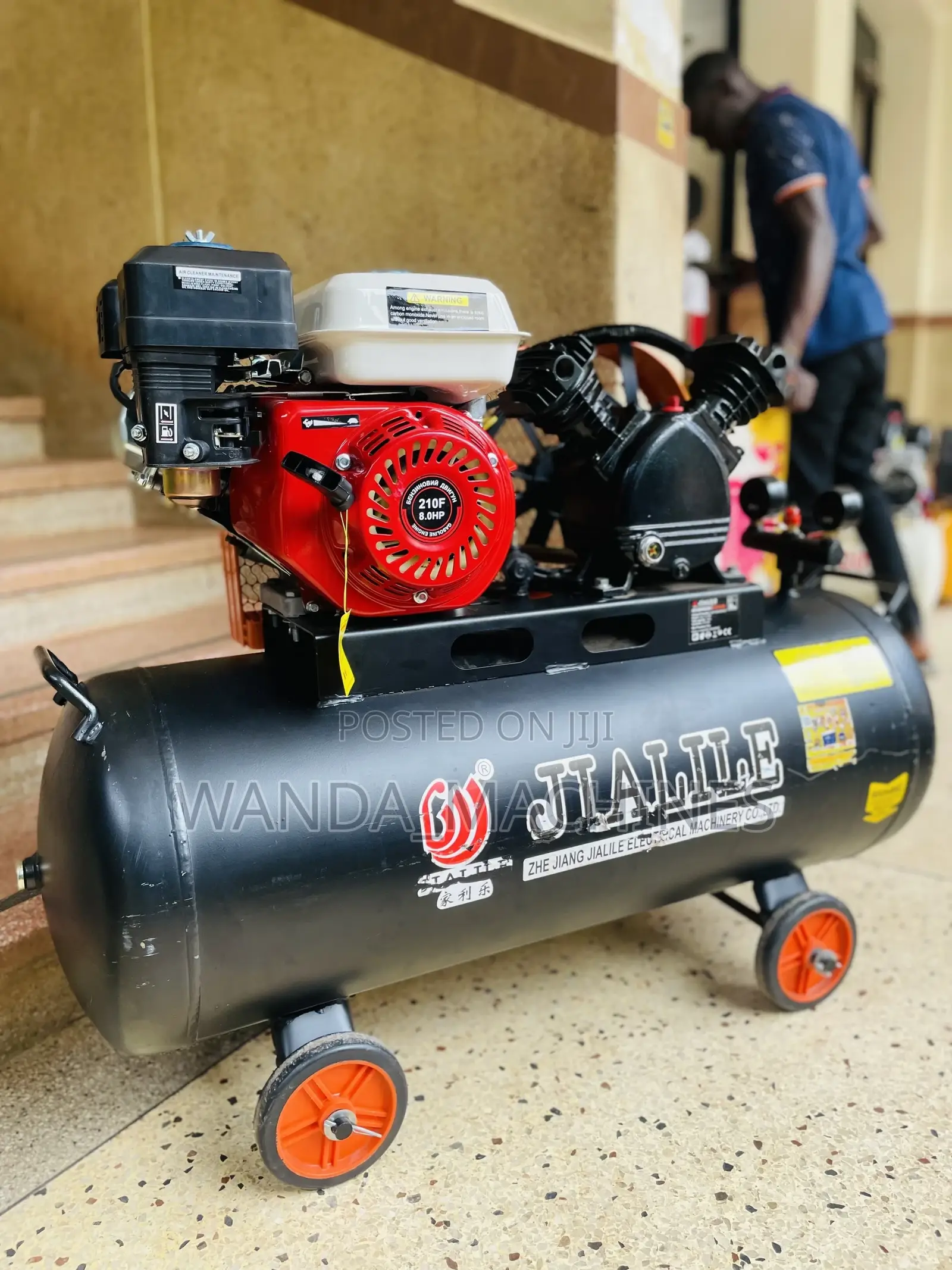 Heavy Duty Gasoline 100l Air Compressor