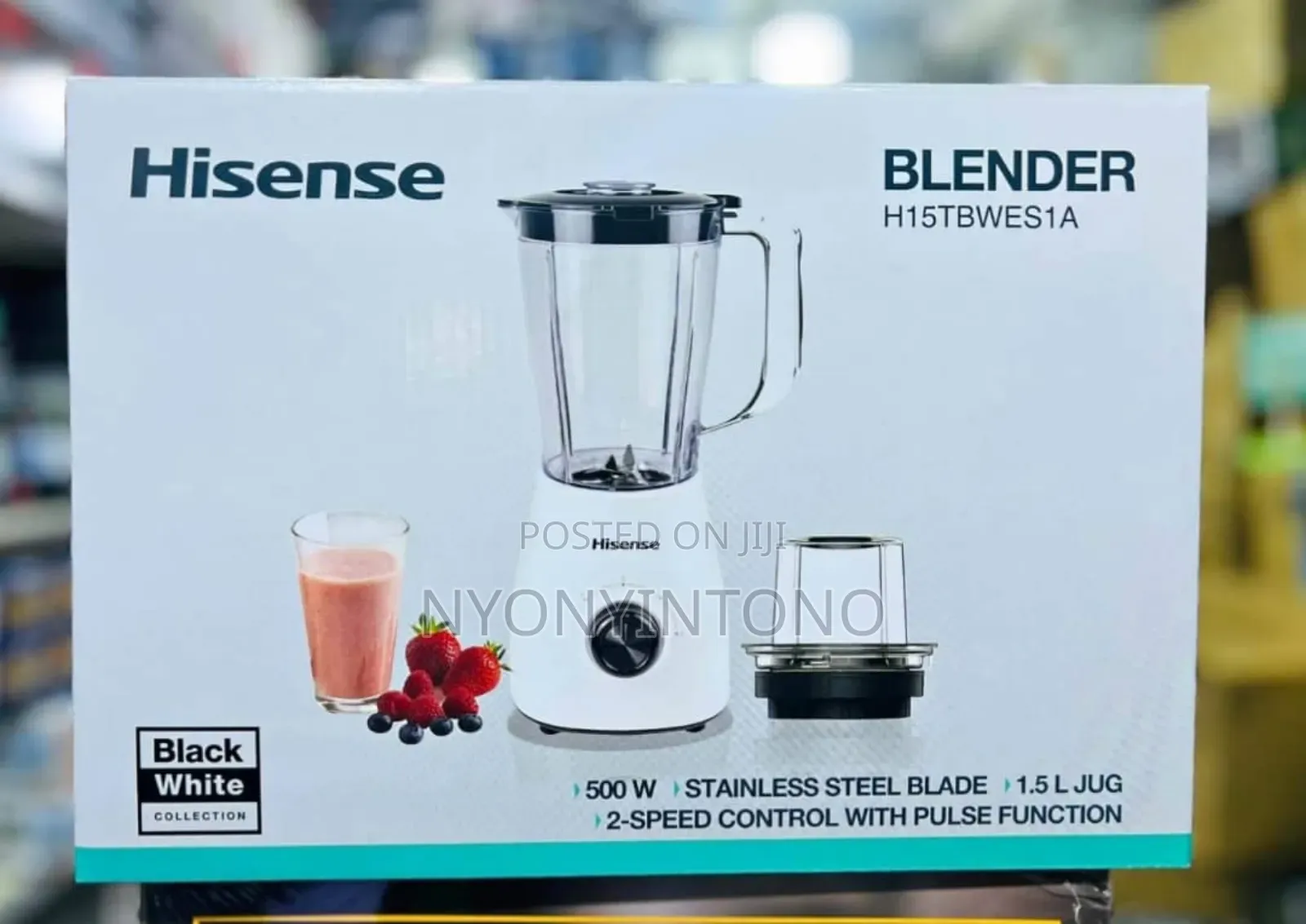Hisense Top Quality 2 in 1 Blender With Grinder